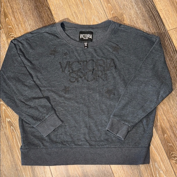 Victoria Sport Tops - Victoria Sport Women's Charcoal Sweatshirt